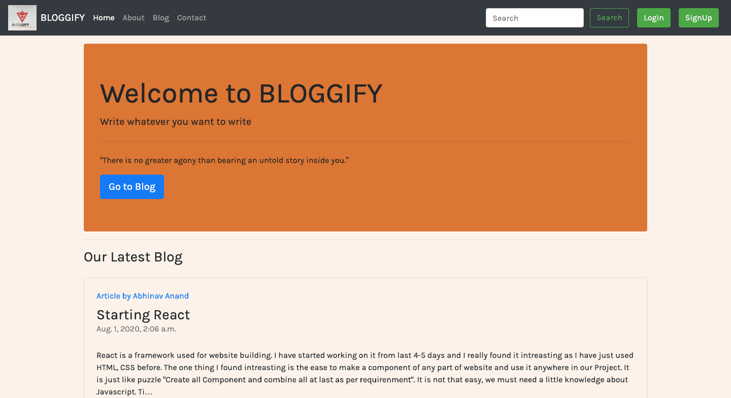 Bloggify